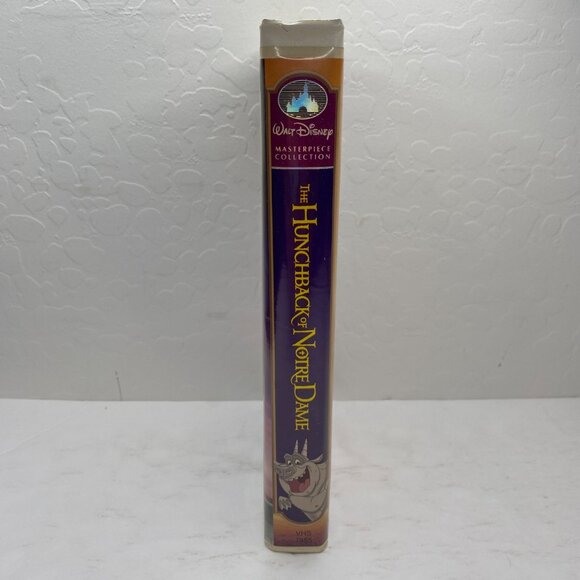 Vtg Walt Disney Masterpiece The Hunchback Of Notre Dame VHS Tape Clamshell Case - Picture 7 of 9